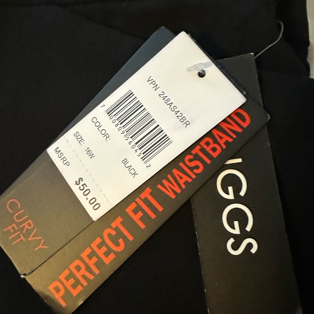 Briggs New York Black Pants with Comfort Waistband